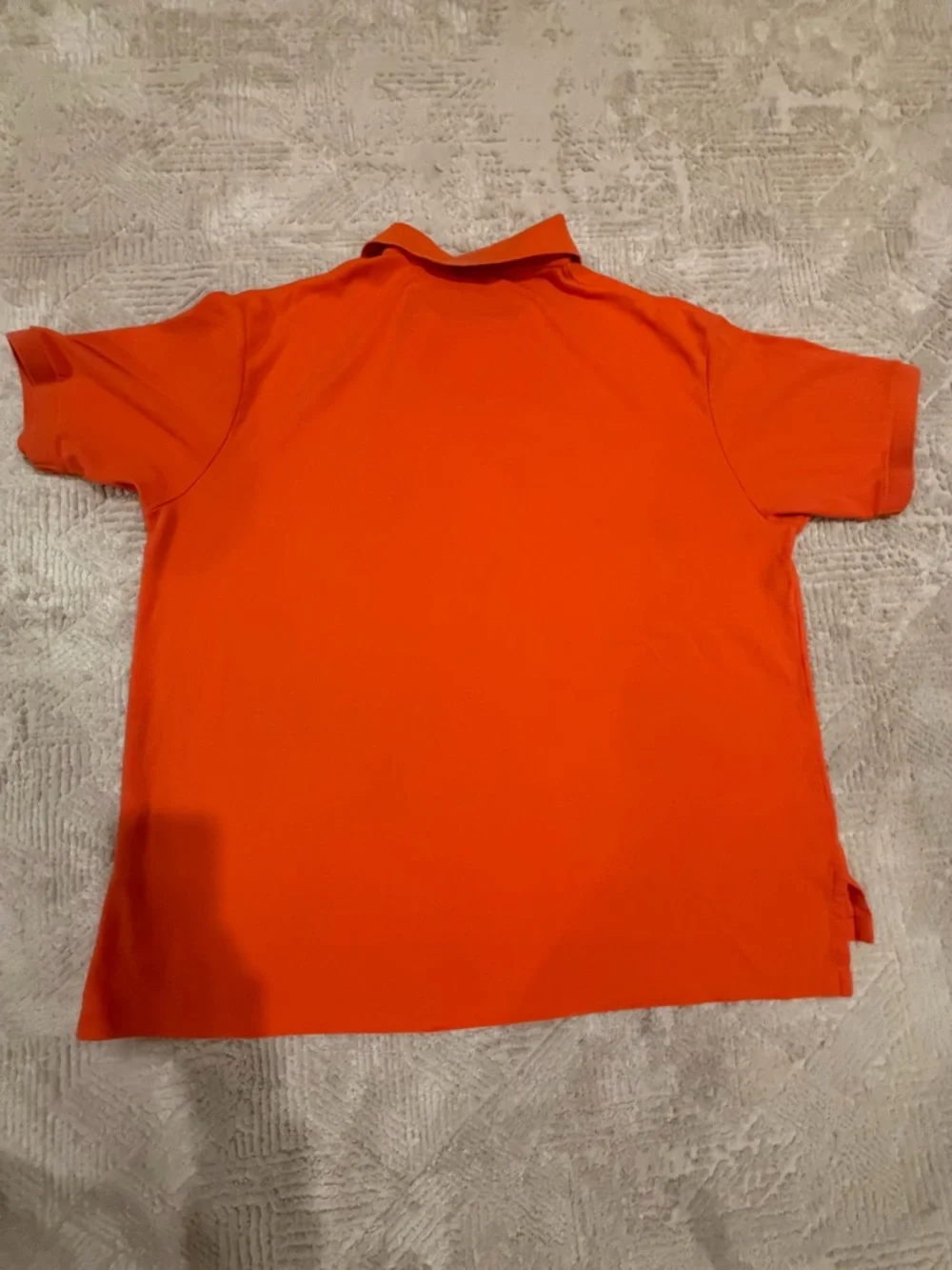 Polo Ralph Lauren Orange Polo Shirt Mens 2XB Big Classic Fit Short Sleeve
